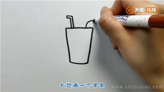饮料简笔画怎么画 饮料简笔画顺序