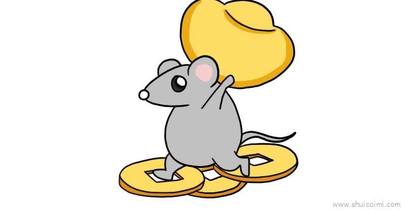 老鼠儿童画怎么画 老鼠简笔画画法