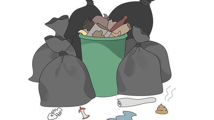 垃圾简笔画 垃圾简笔画图片大全