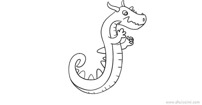 龙儿童画怎么画 龙简笔画顺序