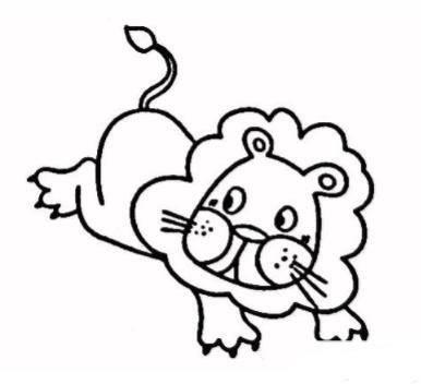 狮子的简笔画 狮子的简笔画简单霸气