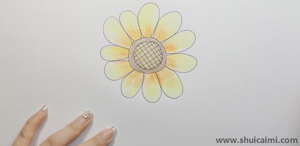 向日葵怎么画？简单好看的向日葵简笔画步骤图解分享