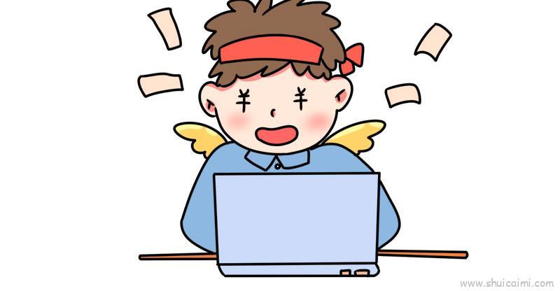 电信网络诈骗儿童画怎么画 电信网络诈骗简笔画图片