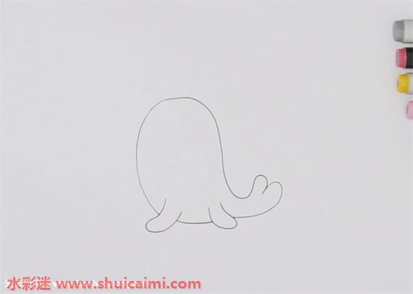 海狮怎么画 海狮简笔画漂亮卡通
