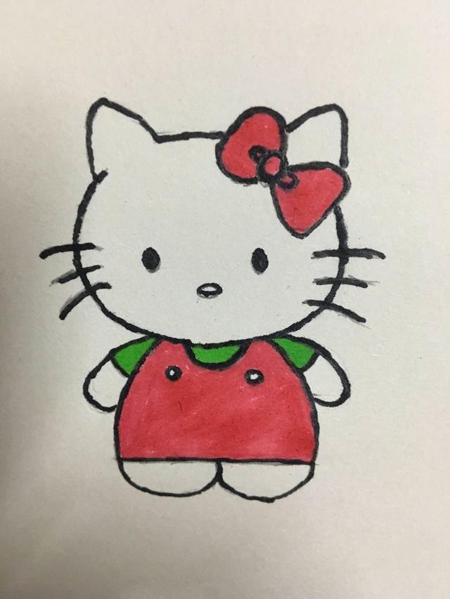 凯蒂猫简笔画图片大全 凯蒂猫简笔画图片大全hellokitty