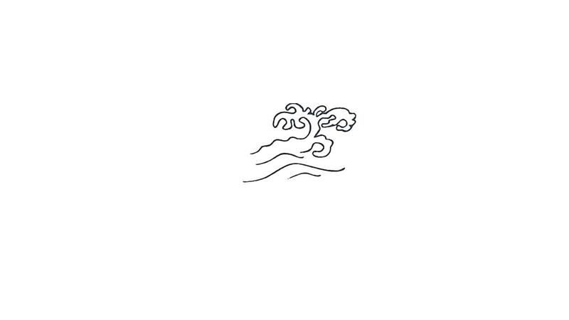 长江简笔画怎么画 长江简笔画步骤