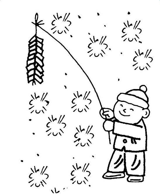 春节简笔画 春节简笔画简单又漂亮