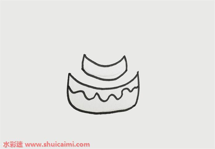 蛋糕怎么画 蛋糕简笔画彩色