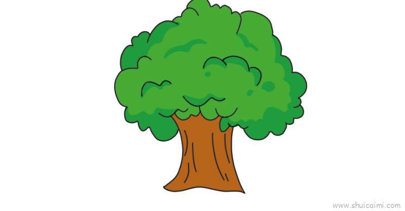 茂密儿童画怎么画 茂密简笔画图片大全