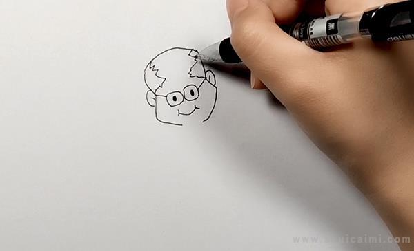 爷爷简笔画怎么画 爷爷简笔画画法