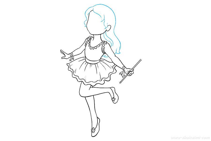 仙女怎么画 仙女简笔画图片大全带颜色