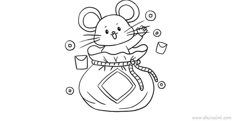 老鼠儿童画怎么画 老鼠简笔画简单又好看