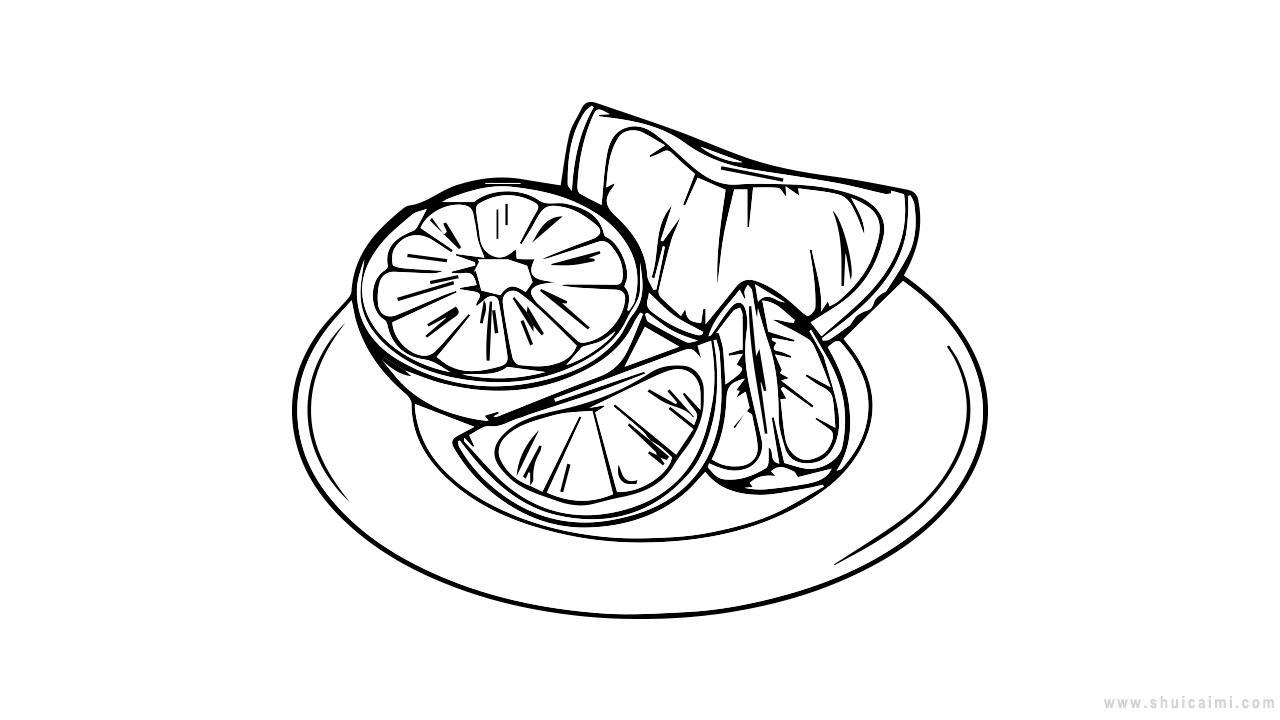 水果盘简笔画怎么画 水果盘简笔画简单又好看