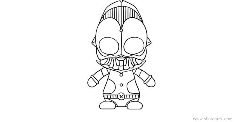 奥特之王儿童画怎么画 奥特之王简笔画简单又好看