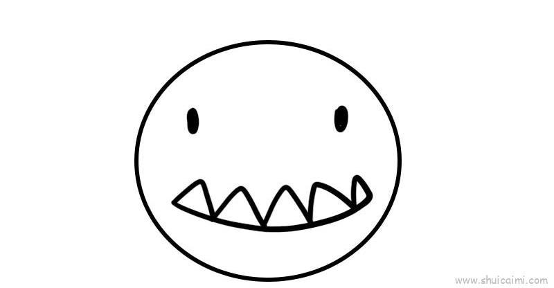 鲨鱼儿童画怎么画 鲨鱼简笔画画法