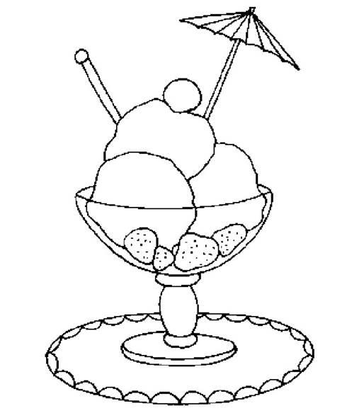 冰激凌简笔画 冰激凌简笔画简单又漂亮