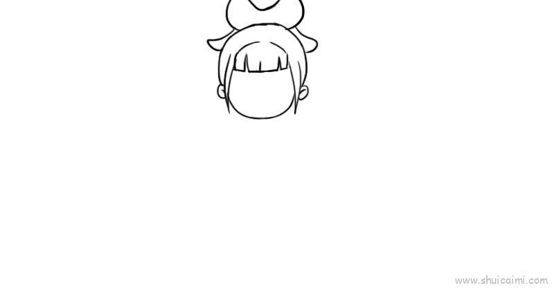 美少女儿童画怎么画 美少女简笔画图片