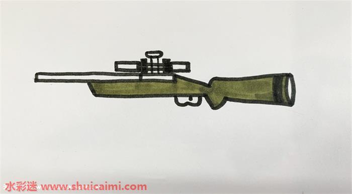 m24怎么画 m24简笔画简单彩色