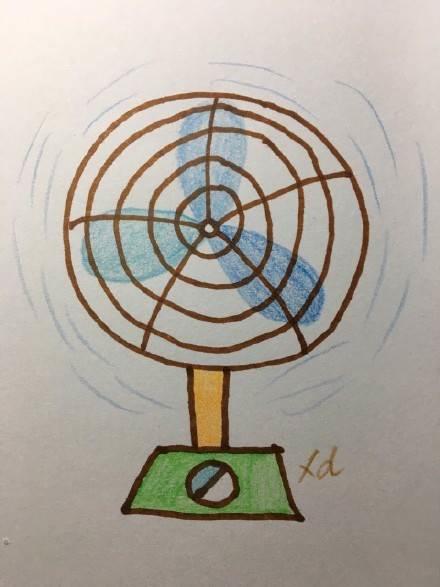 电风扇简笔画 电风扇简笔画图片大全