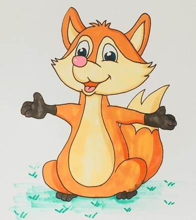 小松鼠简笔画 小松鼠简笔画简单