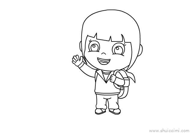 学生儿童画怎么画 学生简笔画图片