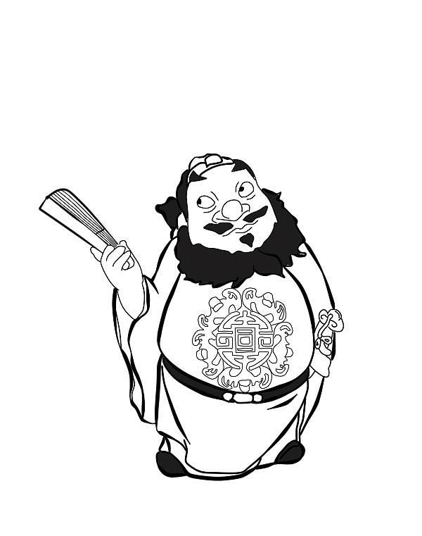 简单钟馗画法 简单钟馗画法图片