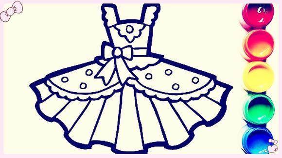 公主裙简笔画 公主裙简笔画简单又漂亮图片