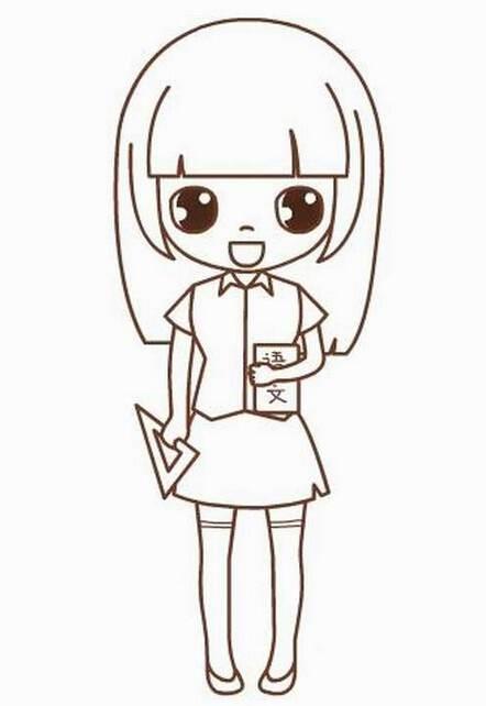 教师的简笔画图片大全 教师的简笔画图片大全大图