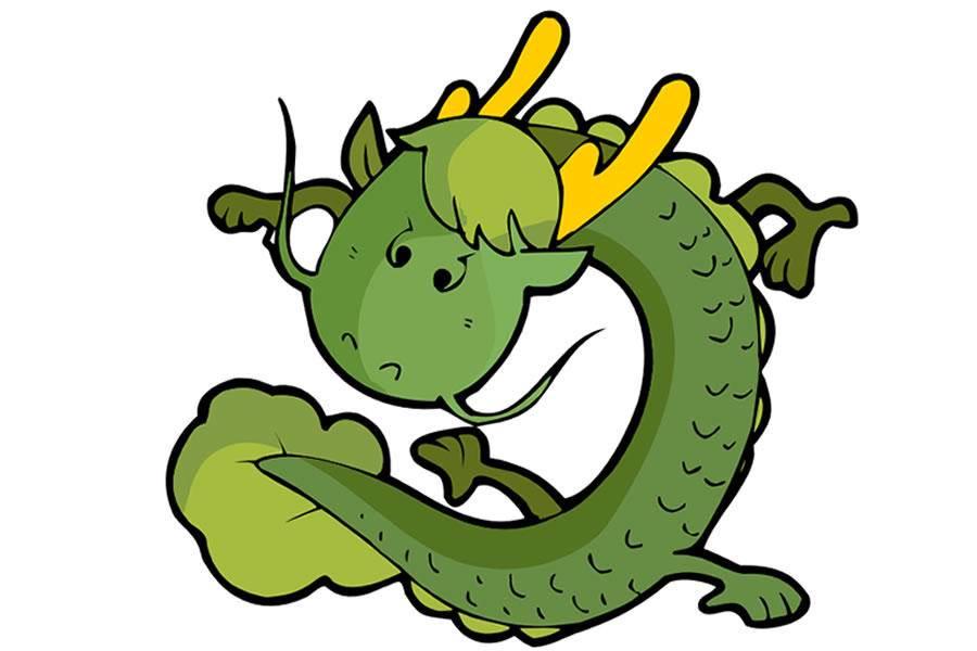 小龙的简笔画图片大全 小龙的简笔画图片大全可爱