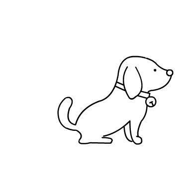 可爱小狗简笔画 可爱小狗简笔画怎么画