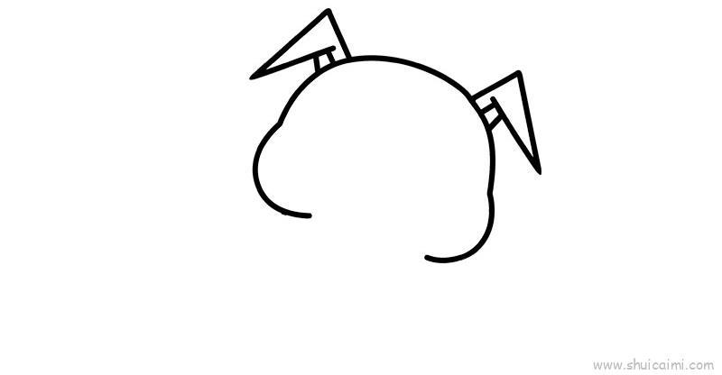 小兔子吃萝卜儿童画怎么画 小兔子吃萝卜简笔画好看