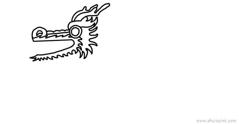 龙舟儿童画怎么画 龙舟简笔画图片
