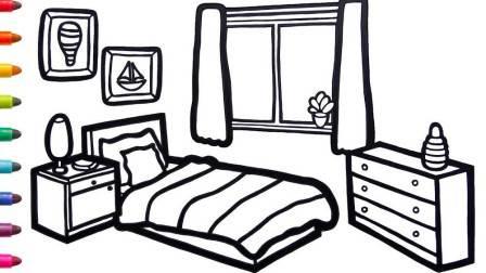 卧室的简笔画图片大全 卧室的简笔画图片大全简单