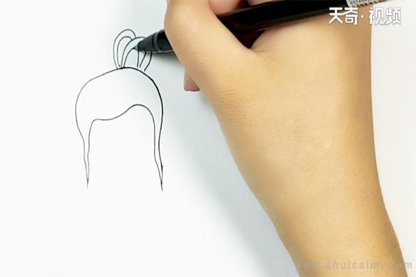 古代女性服饰简笔画怎么画 古代女性服饰简笔画简单又好看