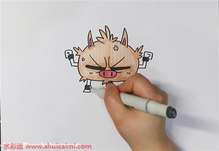 火爆猴怎么画 火爆猴简笔画简单好看