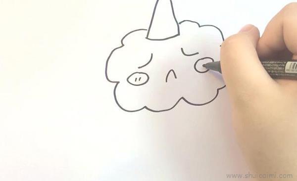 下雪儿童画怎么画 下雪简笔画简单