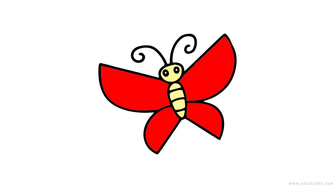 小蝴蝶简笔画怎么画 小蝴蝶简笔画顺序