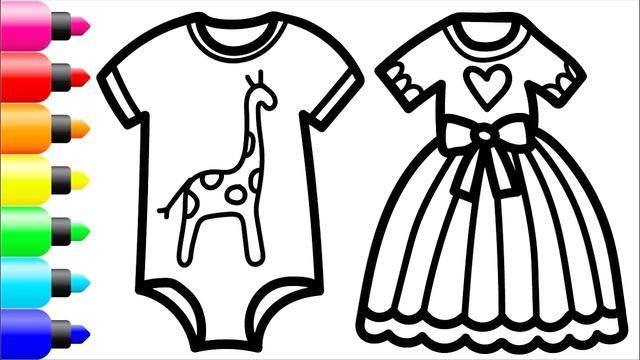 夏天的服装简笔画图片大全 夏天服装简笔画图片