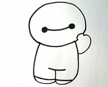 大白简笔画图片大全 大白简笔画图片大全可爱卡通