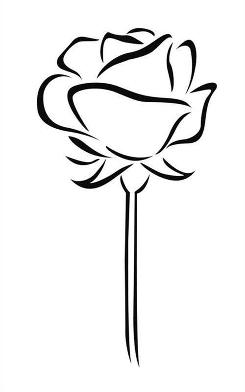 花简笔画 花简笔画彩色