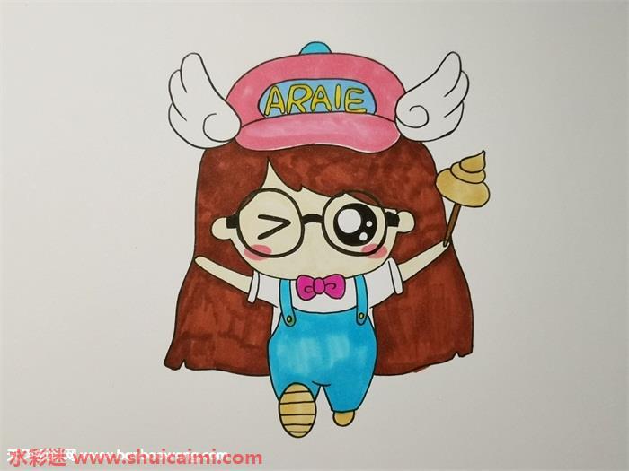 阿拉蕾怎么画 阿拉蕾简笔画步骤