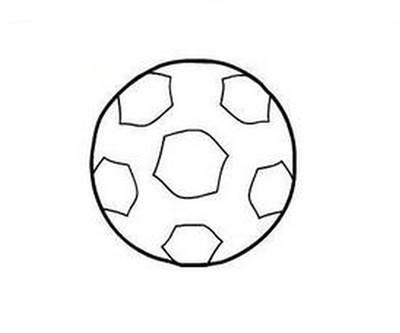 足球的简笔画图片大全 足球的简笔画图片大全大图可爱