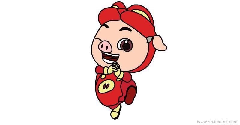 猪猪侠儿童画怎么画 猪猪侠简笔画图片大全