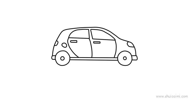 车子儿童画怎么画 车子简笔画顺序