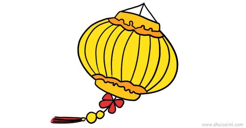 花灯儿童画怎么画 花灯简笔画好看