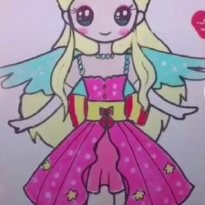 美美公主图片简笔画 美美公主童鞋简笔画图片