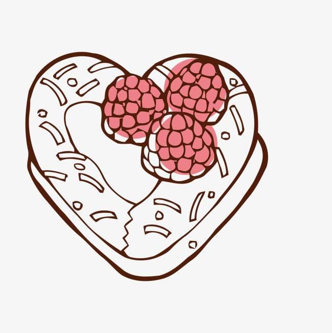 爱心简笔画食物 趣味简笔画