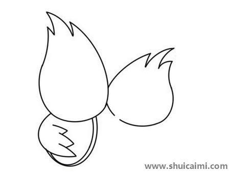 可爱的啄木鸟简笔画步骤教程