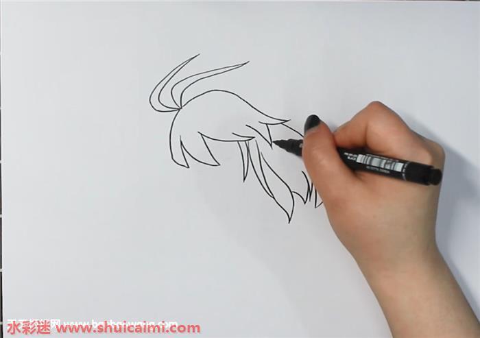 东方月初怎么画 东方月初简笔画简单又漂亮