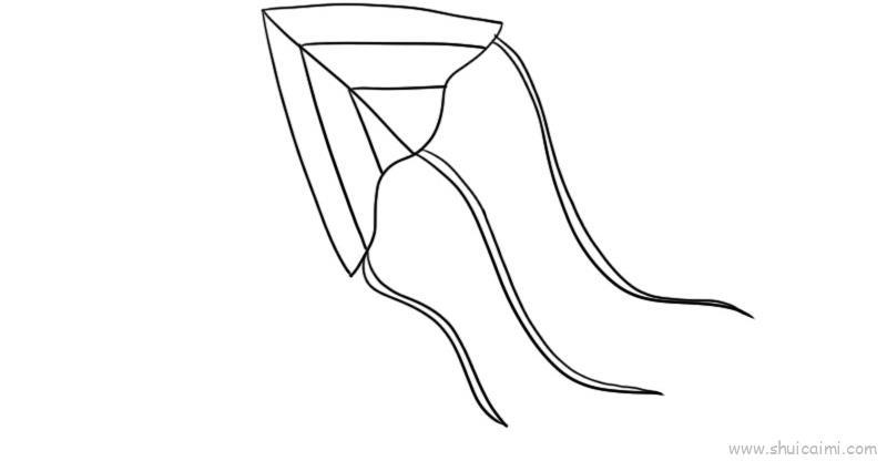 风筝儿童画怎么画 风筝简笔画简单又好看